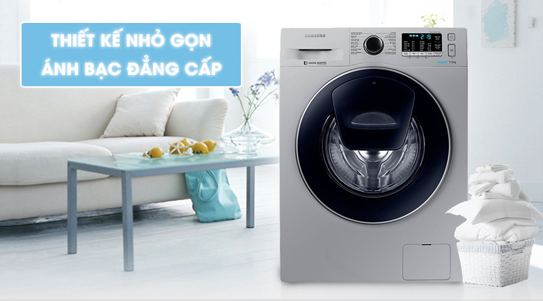 Máy giặt Samsung Inverter 7.5 kg WW75K5210US/SV