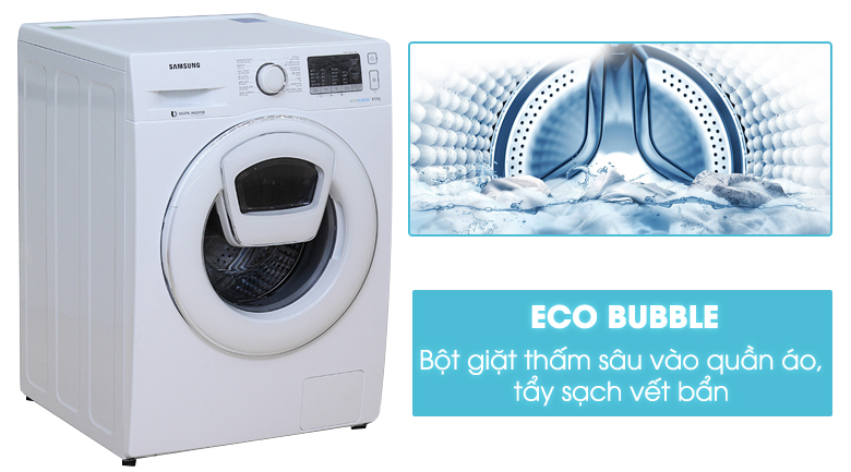 công nghệ giặt bong bóng eco bubble