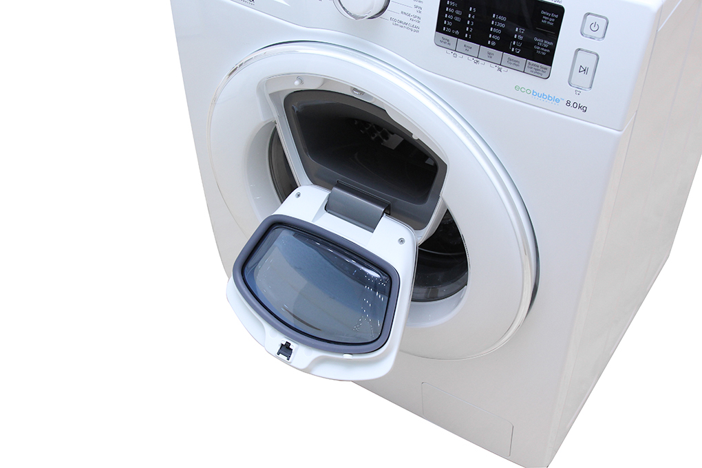 Máy giặt Samsung AddWash inverter 8 kg WW80K5410WW/SV Màu Trắng