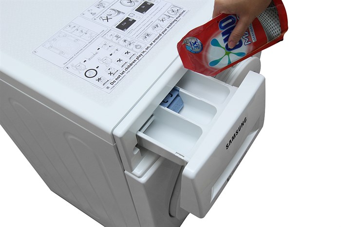 Máy giặt Samsung AddWash Inverter 7.5 kg WW75K5210YW/SV Màu Trắng