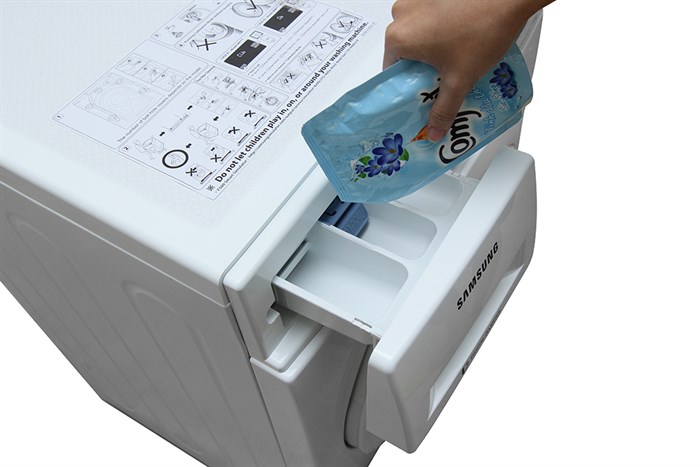 Máy giặt Samsung AddWash Inverter 7.5 kg WW75K5210YW/SV Màu Trắng