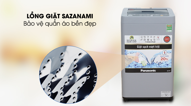 Máy giặt Panasonic 7.6 kg NA-F76VS9GRV
