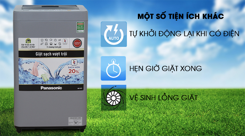 Máy giặt Panasonic 7 kg NA-F70VS9GRV