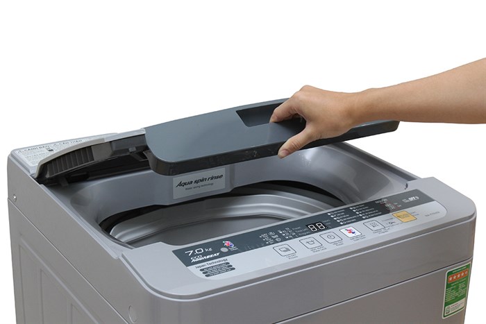 Máy giặt Panasonic 7 kg NA-F70VS9GRV Màu Xám