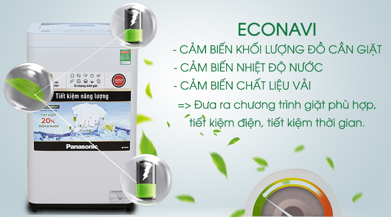 Máy giặt Panasonic 7.6 kg NA-F76VG9HRV