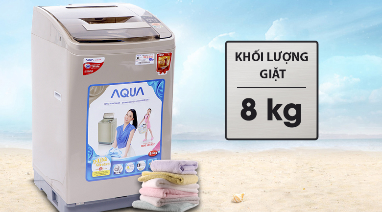 Máy giặt AQUA 8 kg AQW-U800AT 