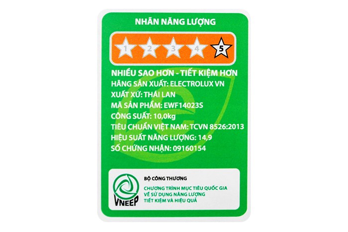 Máy giặt Electrolux Inverter 10 kg EWF14023S Màu Xám