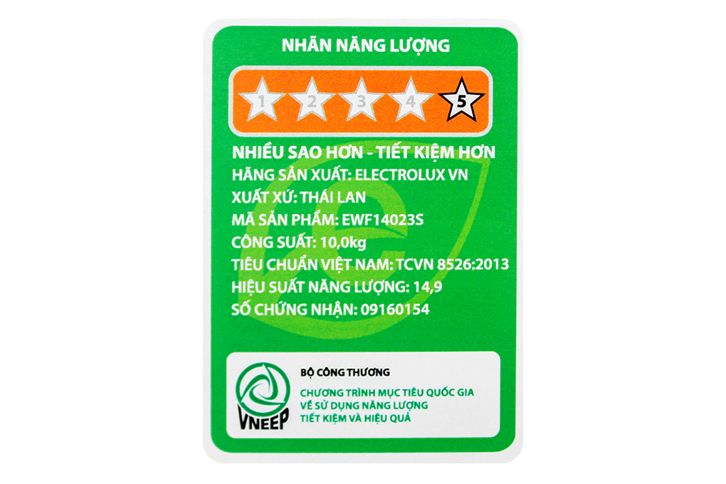 Máy giặt Electrolux Inverter 10 kg EWF14023S Màu Xám