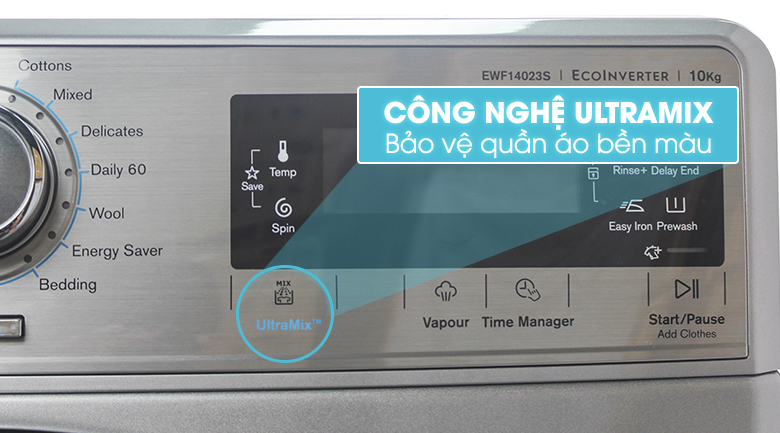 Công nghệ UltraMix - Máy giặt Electrolux 10 kg EWF14023s