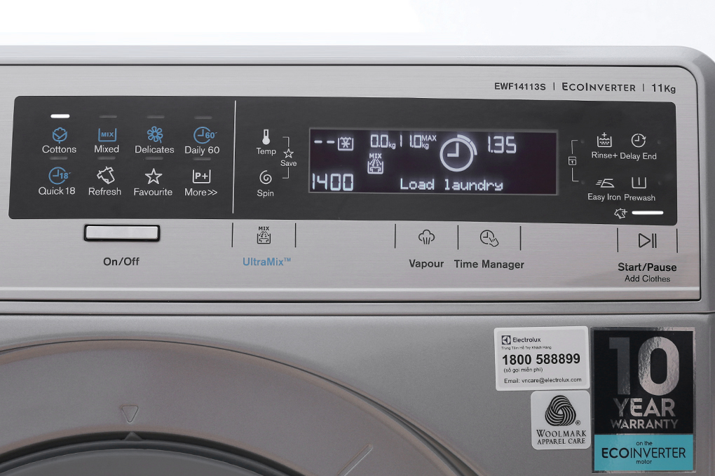 Máy giặt Electrolux Inverter 11 kg EWF14113 S - 13