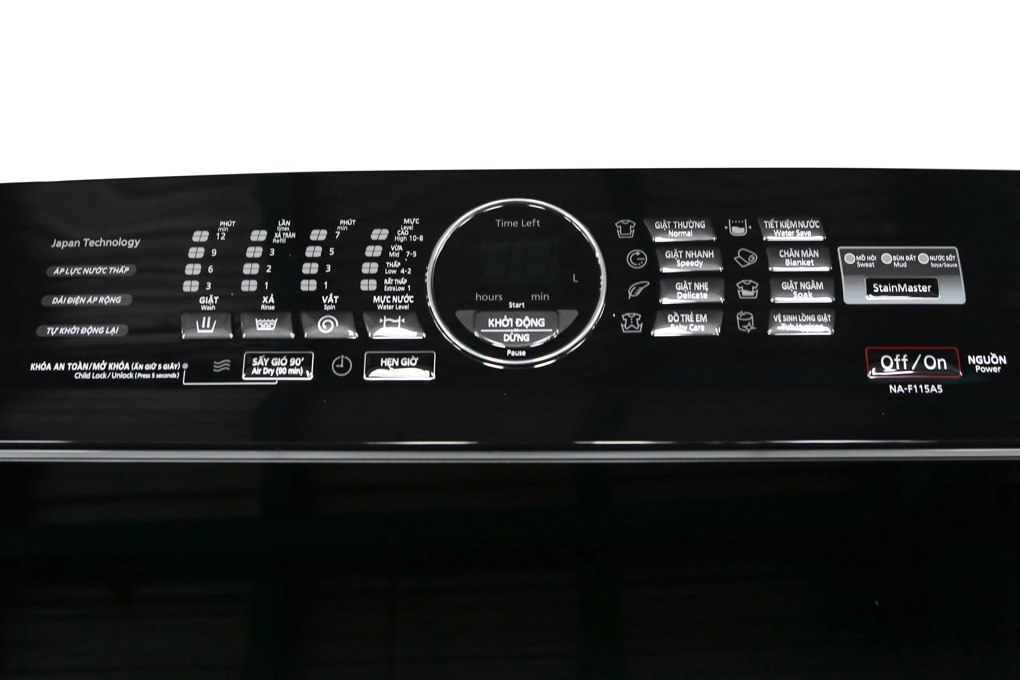Máy giặt Panasonic 11.5 kg NA-F115A5WRV Màu Trắng