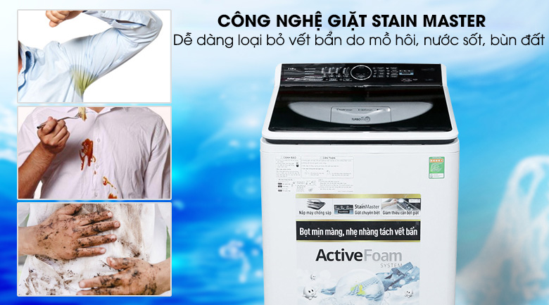 Stain Master - Máy giặt Panasonic 11.5 kg NA-F115A5WRV