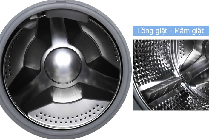 Máy giặt sấy Samsung Inverter 10.5 kg WD10K6410OS/SV Màu Xám