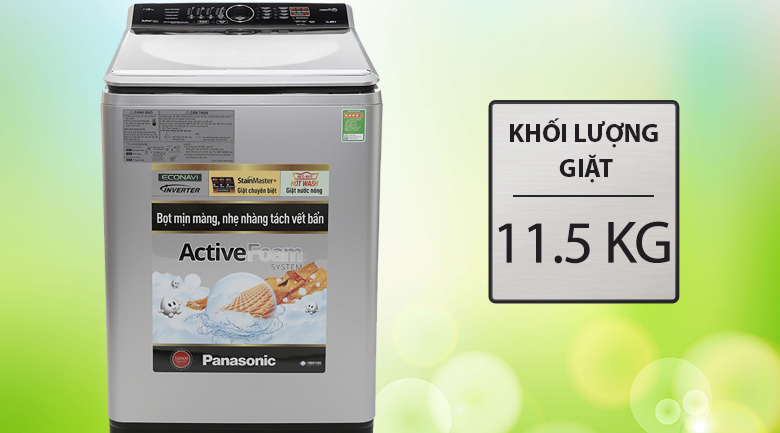 Máy giặt Panasonic 11.5 kg NA-F115V5LRV