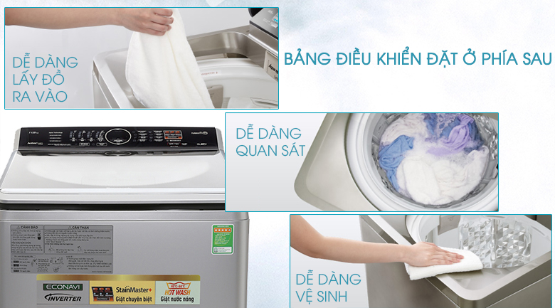 Máy giặt Panasonic 11.5 kg NA-F115V5LRV