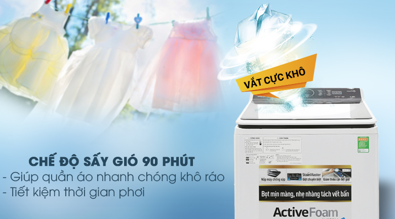 Máy giặt Panasonic 13.5 kg NA-F135A5WRV