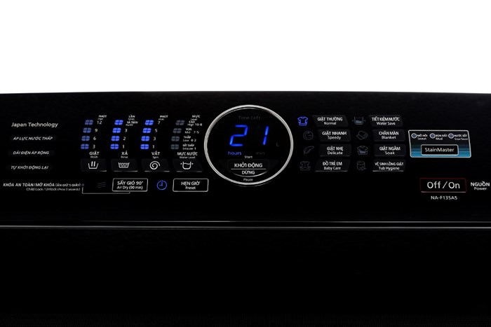 Máy giặt Panasonic 13.5 kg NA-F135A5WRV Màu Trắng
