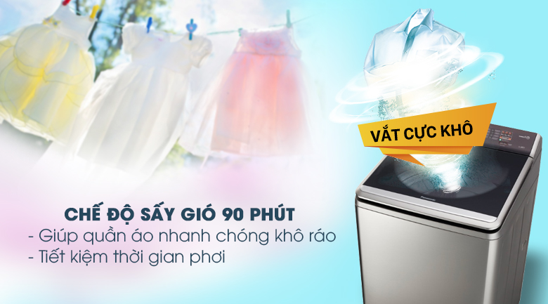 Máy giặt Panasonic 13.5 kg NA-F135V5SRV