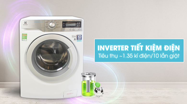Công nghệ Inverter - Máy giặt Electrolux Inverter 9 kg EWF12933
