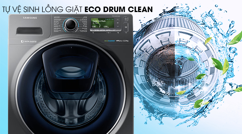 Máy giặt Samsung AddWash Inverter 12 Kg WW12K8412OX/SV