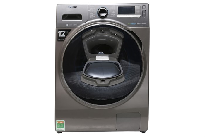 Máy giặt Samsung AddWash Inverter 12 Kg WW12K8412OX/SV Màu Xám đậm