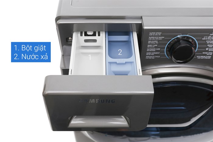 Máy giặt Samsung AddWash Inverter 12 Kg WW12K8412OX/SV Màu Xám đậm