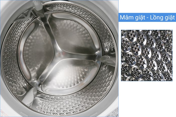 Máy giặt Electrolux Inverter 10 kg EWF14023 Màu Trắng