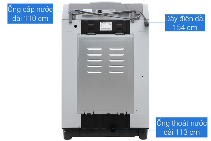 Máy giặt Samsung 8.5 kg WA85M5120SG/SV Màu Trắng - Xám