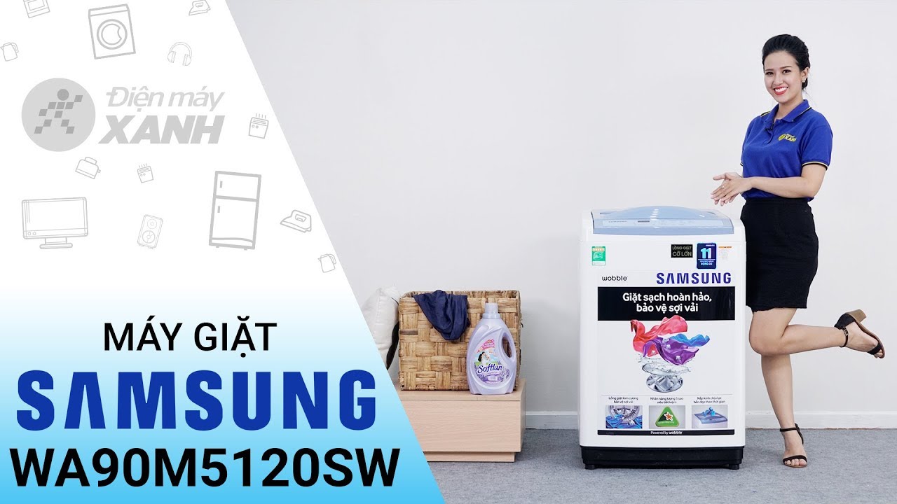 Máy giặt Samsung 9 kg WA90M5120SW/SV