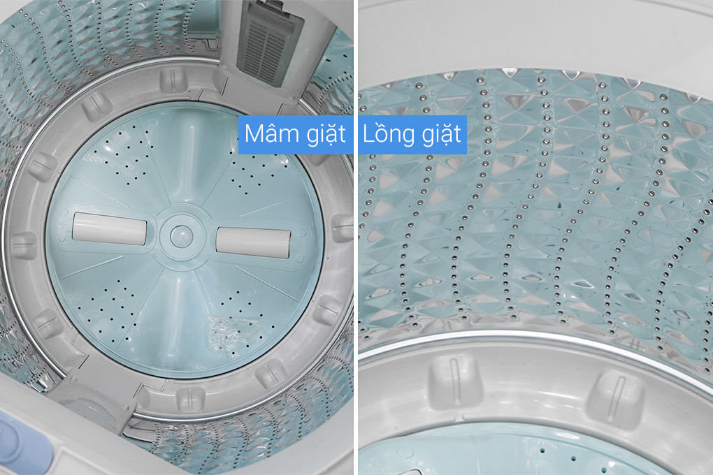 Máy giặt Samsung 9 kg WA90M5120SW/SV Màu Trắng - Xanh