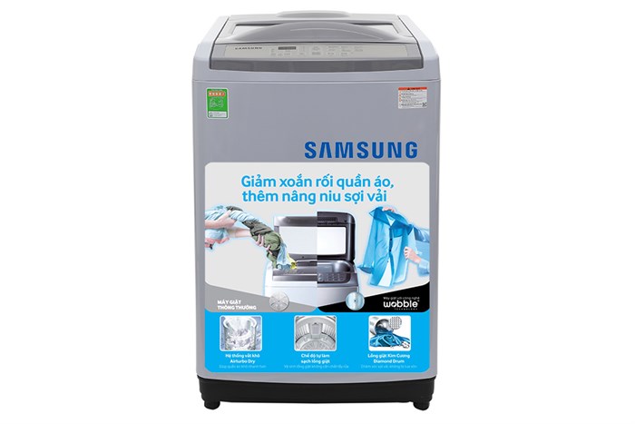 Máy giặt Samsung WA90M5120SG/SV Màu Trắng - Xám