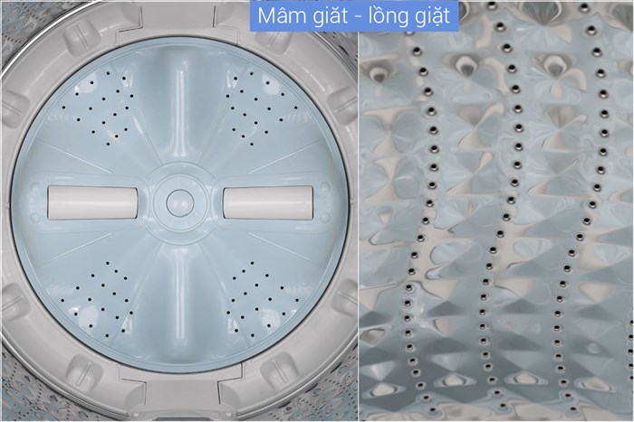Máy giặt Samsung WA90M5120SG/SV Màu Trắng - Xám