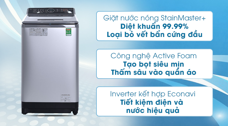 Máy giặt Panasonic 9kg NA-F90V5LMX - 3