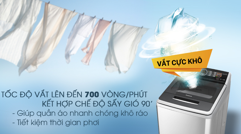 Máy giặt Panasonic 9kg NA-F90V5LMX - 14