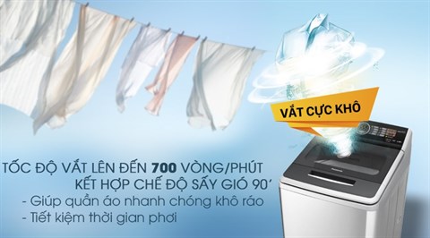 Vắt cực khô - Cảm biến Econavi tiết kiệm điện nước