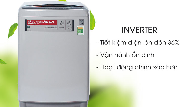 Inverter - Máy giặt LG Inverter 10 kg T2310DSAM