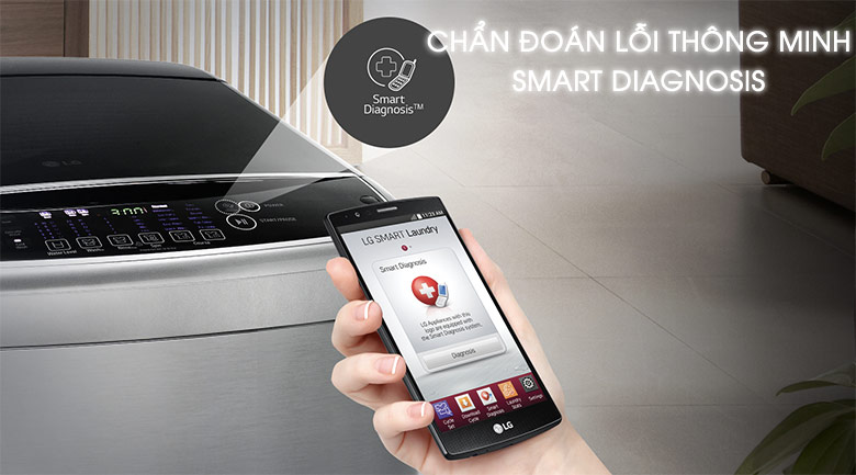 Smart Diagnosis - Máy giặt LG Inverter 10 kg T2310DSAM