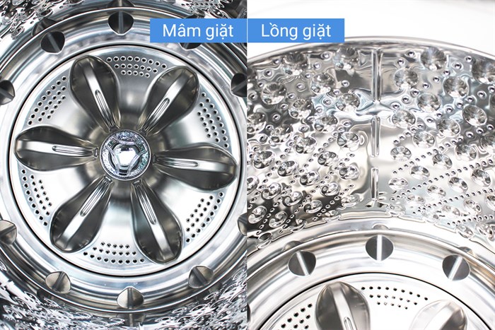 Máy giặt LG Inverter 10 kg T2310DSAM Màu Xám