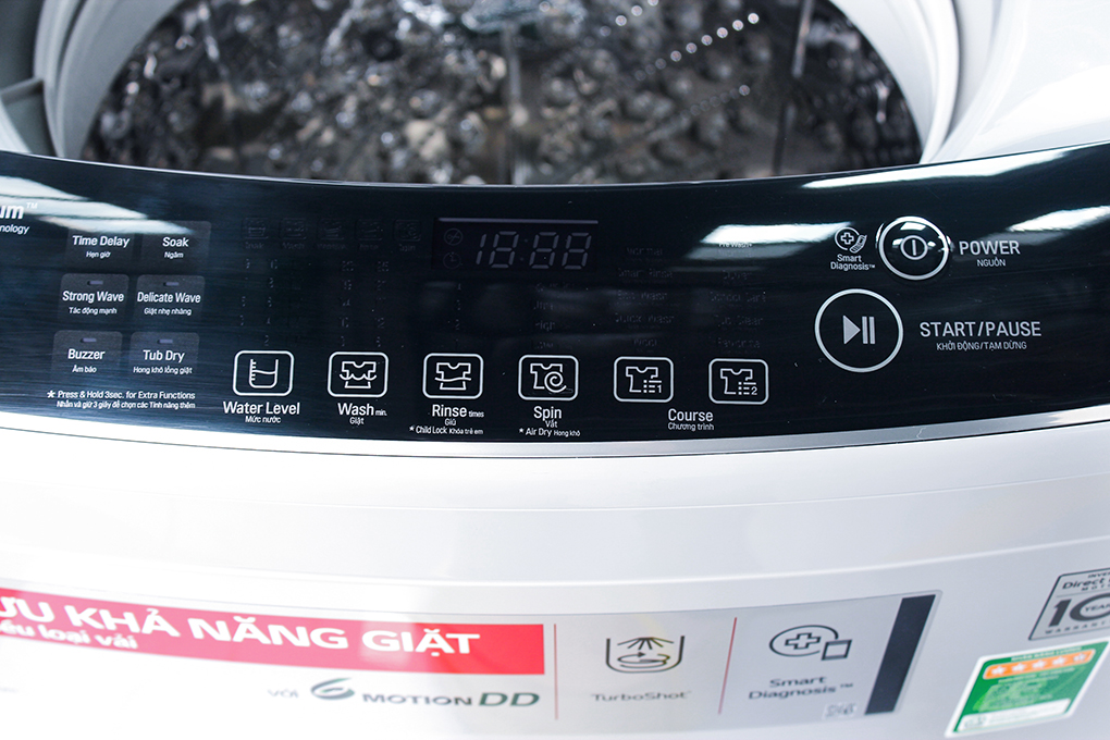 Máy giặt LG Inverter 10 kg T2310DSAM Màu Xám