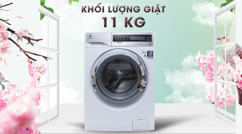 Khối lượng giặt 11 kg - Máy giặt Electrolux Inverter 11 kg EWF14113