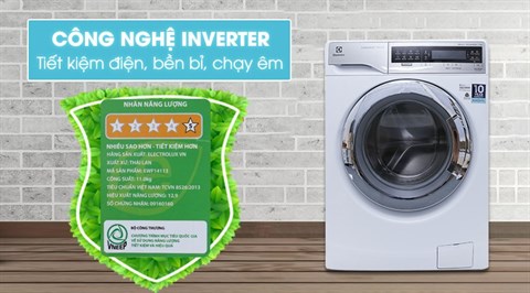 Công nghệ Inverter - Máy giặt Electrolux 11 kg EWF14113