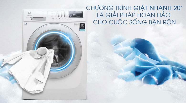 Máy giặt Electrolux Inverter 8 kg EWF10844