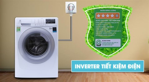 Công nghệ Inverter - Máy giặt Electrolux Inverter 8 kg EWF10844