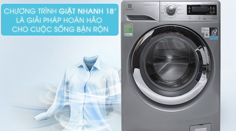 Máy giặt Electrolux Inverter 9.5 kg EWF12935S