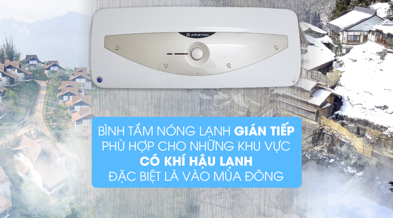 Làm nóng gián tiếp - Bình nóng lạnh Ariston 15 lít SL 15 MT Làm nóng gián tiếp - Bình nóng lạnh Ariston 15 lít SL 15 MT