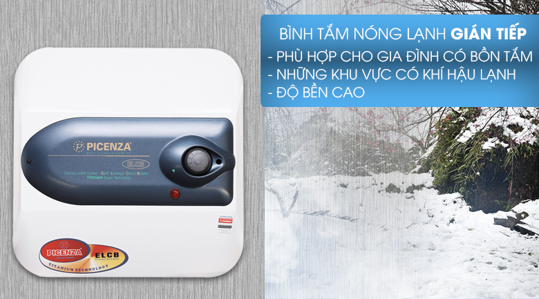 Bình nước nóng ngang Picenza S20 E