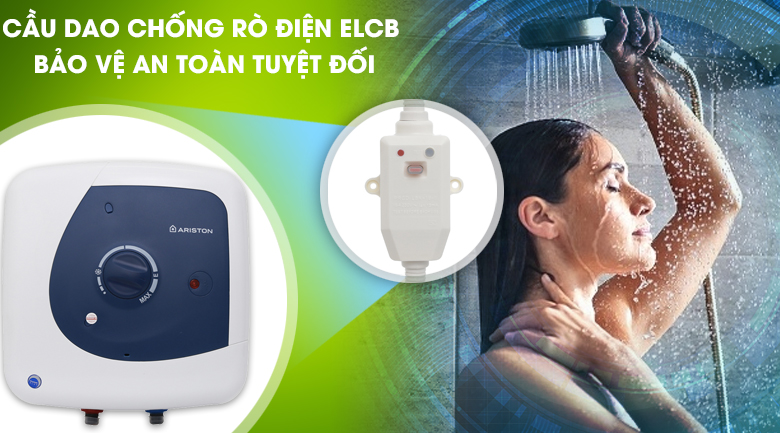 Cầu dao ELCB chống rò điện - Bình nóng lạnh Ariston 30 lít STAR B 30 R 2.5 FE