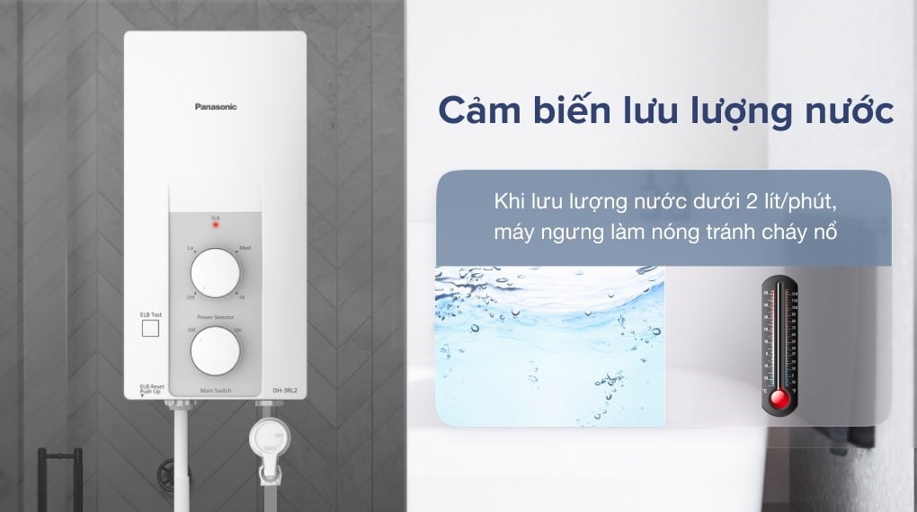 Máy nước nóng trực tiếp Panasonic 3500W DH-3RL2VH