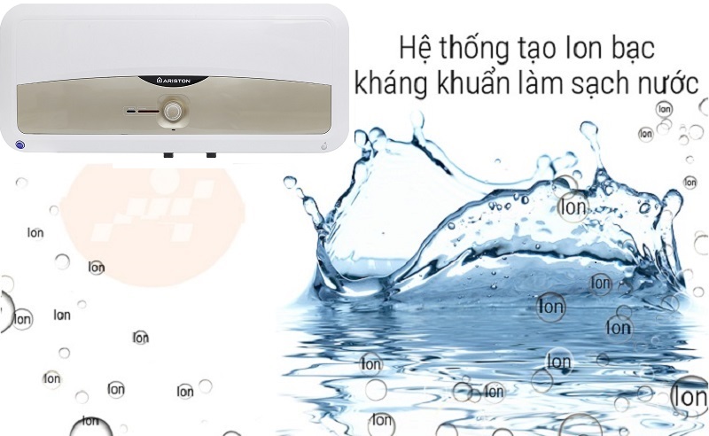 Nguồn nước nóng tinh khiết, thư giãn với Ion bạc kháng khuẩn