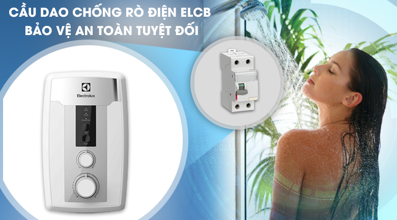 Cáº§u dao ELCB - MaÌy nÆ°Æ¡Ìc noÌng EWE351HB-DWS2